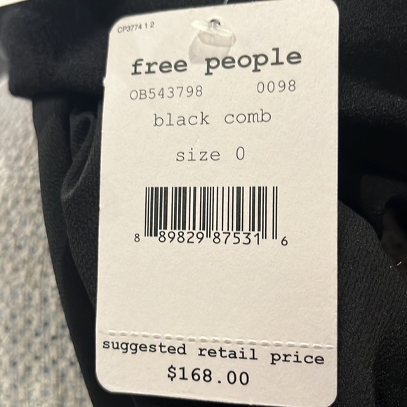 HOST PICK!!!  Free People black dress with embroidered design - Picture 8 of 8